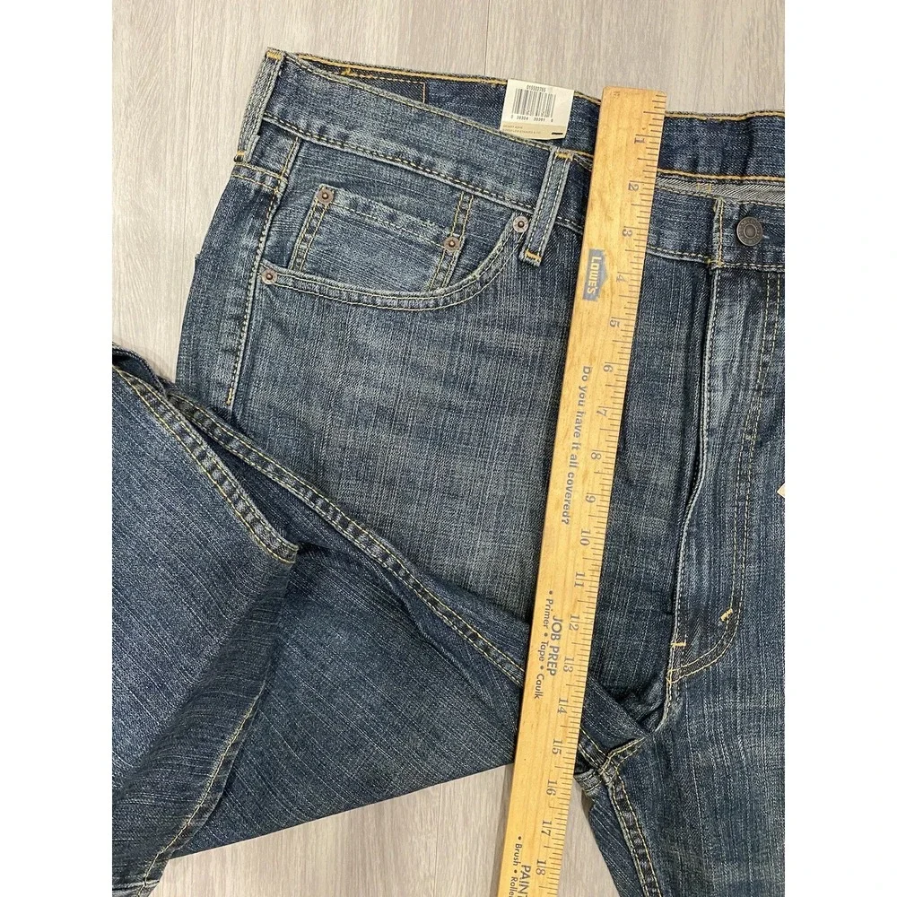 Levi's 550 Jeans Men's 44 x 29 Big & Tall Blue Denim Tapered Leg Relaxed Fit $70